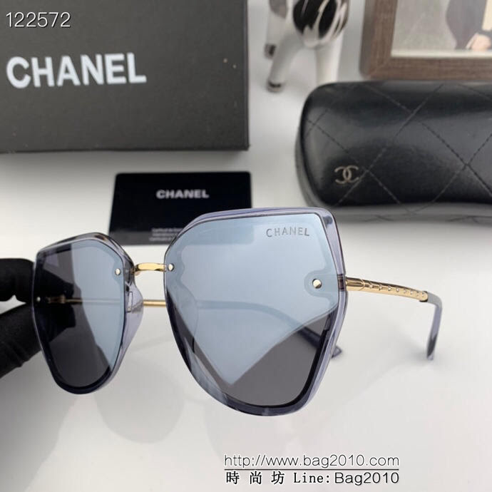 CHANEL香奈兒 2019網紅同款 香奈兒新款 大框偏光墨鏡 寶麗來超清偏光 太陽鏡 2948  lly1178